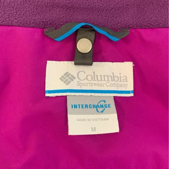 Columbia coat, removable liner and hood, girls size medium - Picture 12 of 16